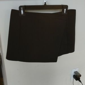 Express black mini skort